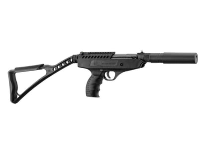 Bo Manufacture 4.5mm/.177 Langley Hitman Break Barrel Air Pistol with Silencer (7.5j - Black)