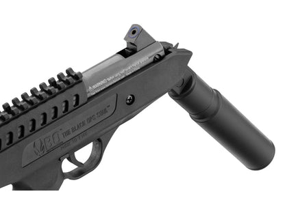 Bo Manufacture 4.5mm/.177 Langley Hitman Break Barrel Air Pistol with Silencer (7.5j - Black)