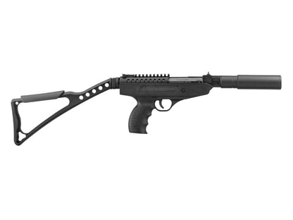 Bo Manufacture 4.5mm/.177 Langley Hitman Break Barrel Air Pistol with Silencer (7.5j - Black)