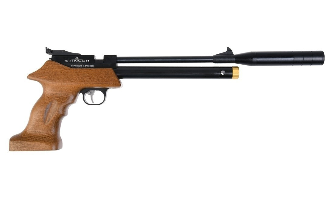 Stinger 4.5mm/.177 Hades  PCP Pistol with Inbuilt Silencer