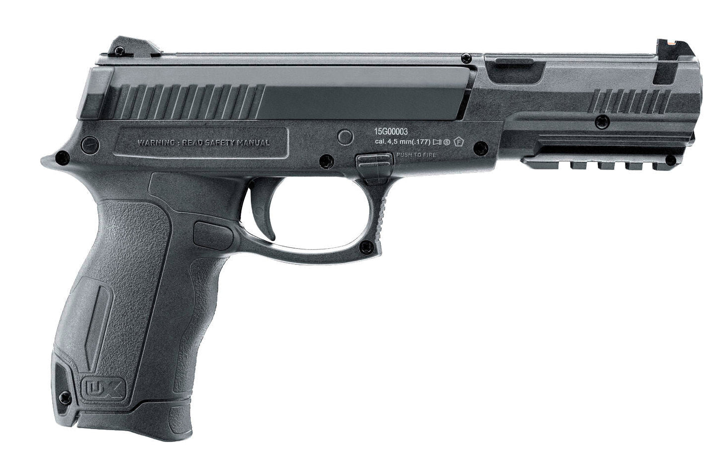 Umarex DX17 Spring Powered Air Pistol 4.5mm/.177 (Black)