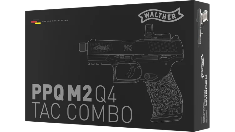Umarex - 5.8420-1 Walther PPQ M2 Q4 TAC Combo 4.6" Set by Umarex (WAPPQM2Q4)