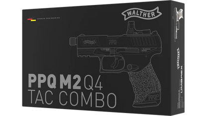 Umarex - 5.8420-1 Walther PPQ M2 Q4 TAC Combo 4.6" Set by Umarex (WAPPQM2Q4)