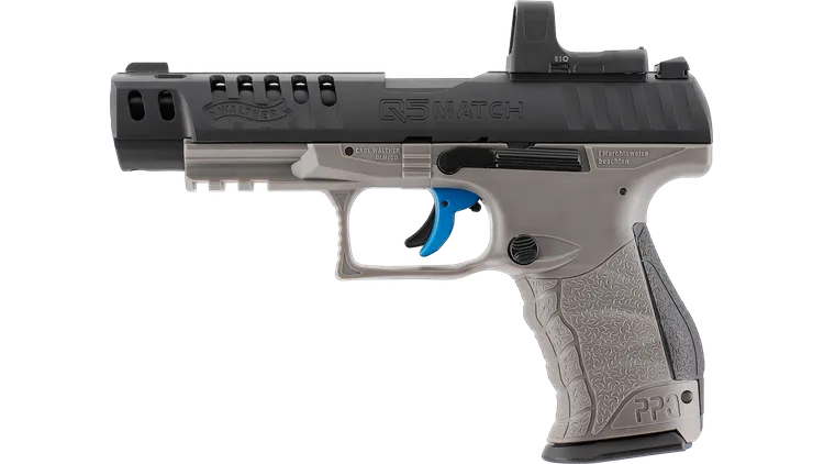 Umarex - 5.8421-1 Walther Q5 Match 5" Combo Set by Umarex (WAQ5M)