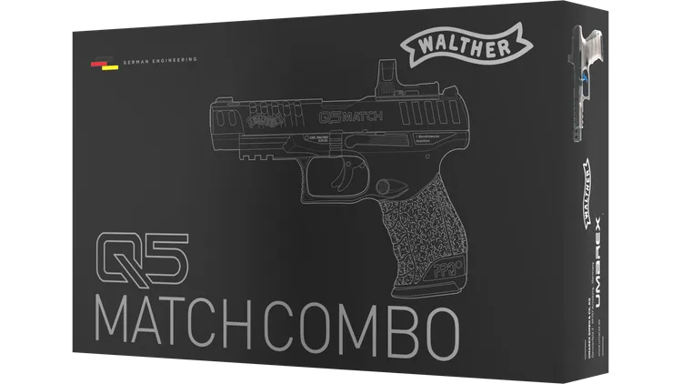 Umarex - 5.8421-1 Walther Q5 Match 5" Combo Set by Umarex (WAQ5M)
