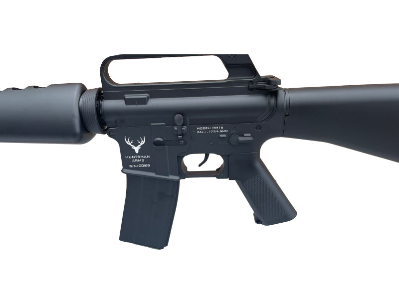 Huntsman Arms .177/4.5mm M16 V Rifle (Co2 Powered - Black)