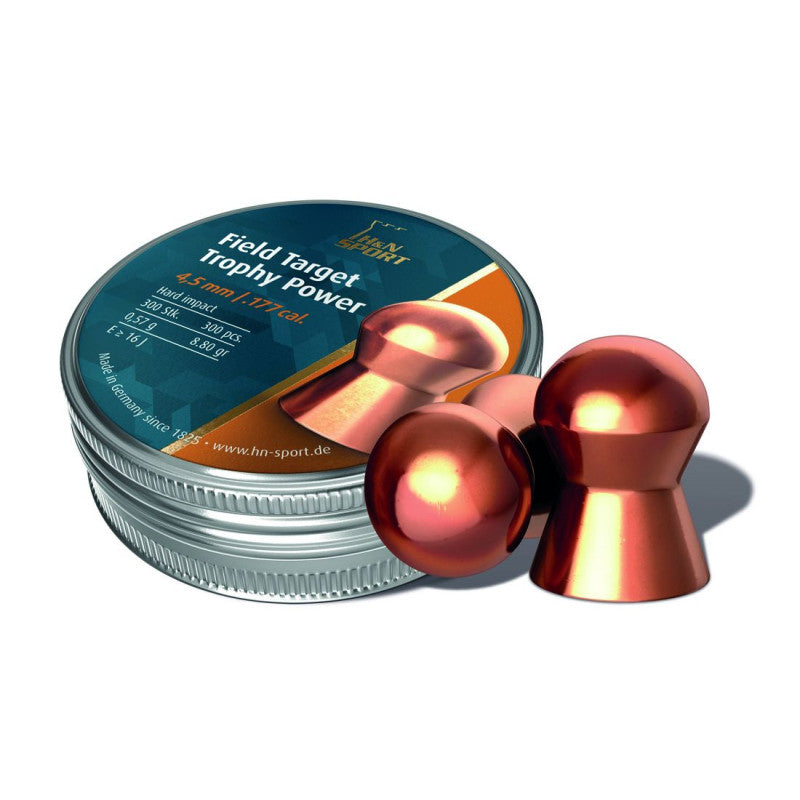 H&N Field and Target Trophy Power (4.5mm/.177 Pellets - 300 Rounds)