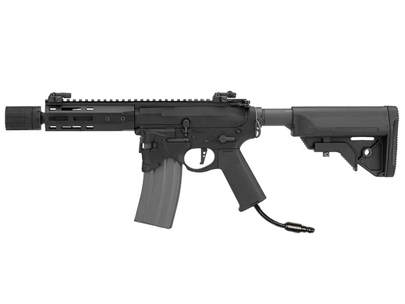 Ares x Sharps Bros. M4 Octarms M-Lok Rail with OverThrow Lower Receiver (S - Black - M4-SB-OT-S-BK) - HPA Engine Pre-Installed