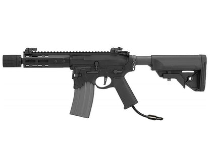 Ares x Sharps Bros. M4 Octarms M-Lok Rail with OverThrow Lower Receiver (S - Black - M4-SB-OT-S-BK) - HPA Engine Pre-Installed
