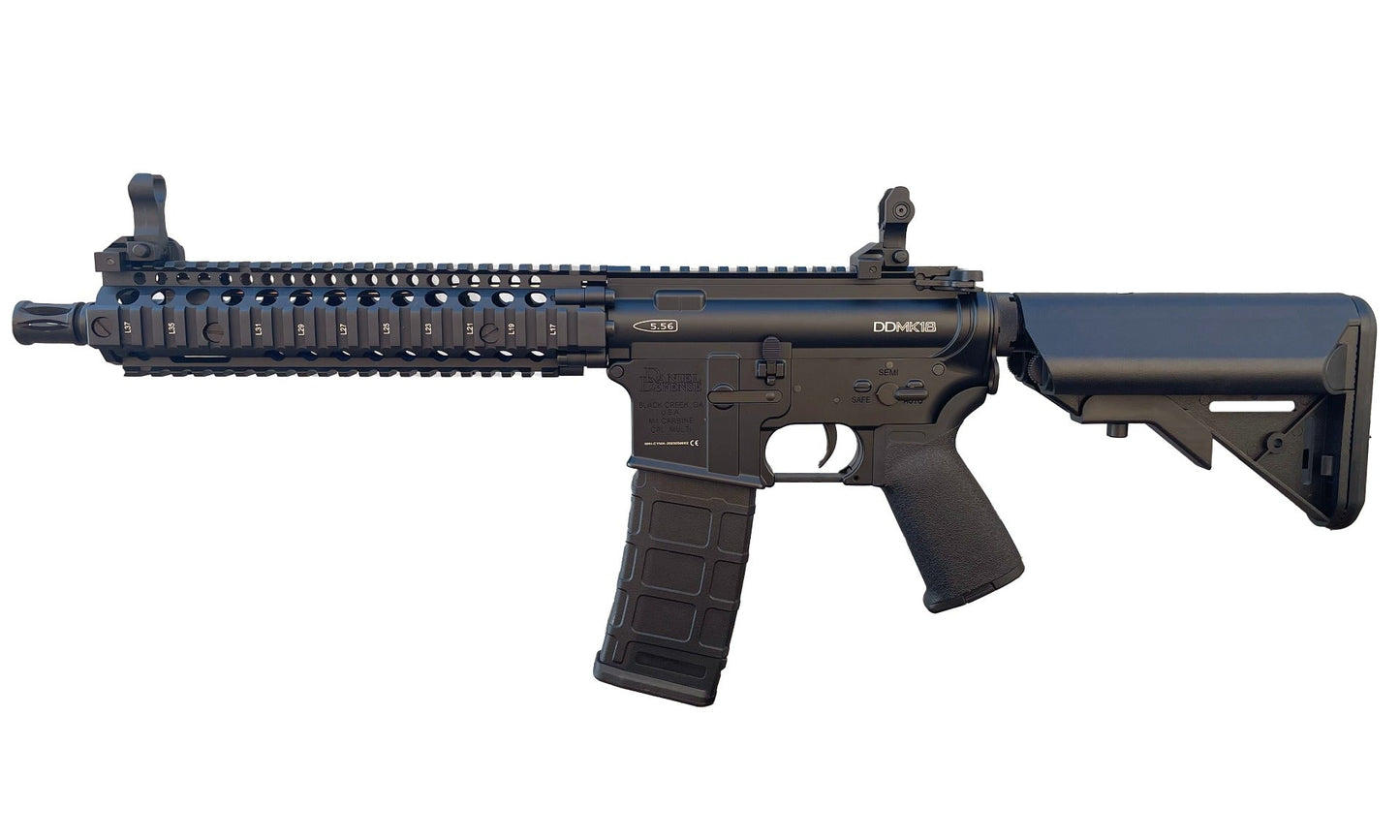 EMG x Daniel Defense DDMK18 AEG (by Cyma - Platinum QBS Gearbox - Black - CM105DDS-BK)