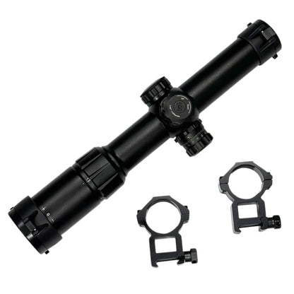 Double Bell - 1.5-6X24E illuminated Red/Green Rifle Scope