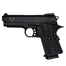 Huntsman 3.8 Hi-Capa Gas Blowback Pistol with Pistol Case (Metal Slide - ABS Body - Black - HG2)