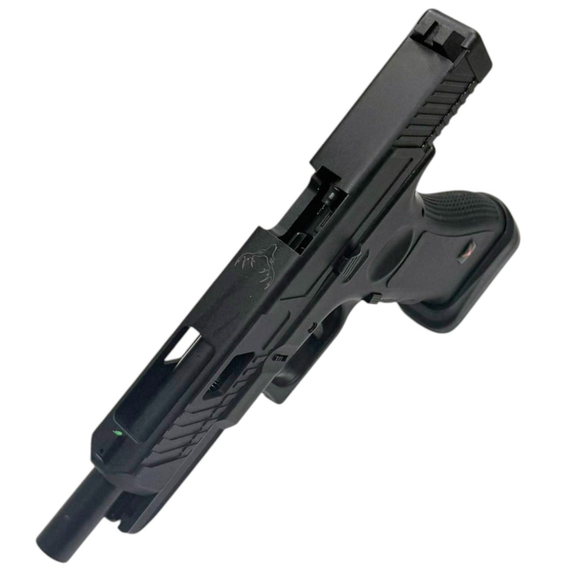 Huntsman Tactical H34 Gas Blowback Pistol (Slide and Body Polymer - Black)