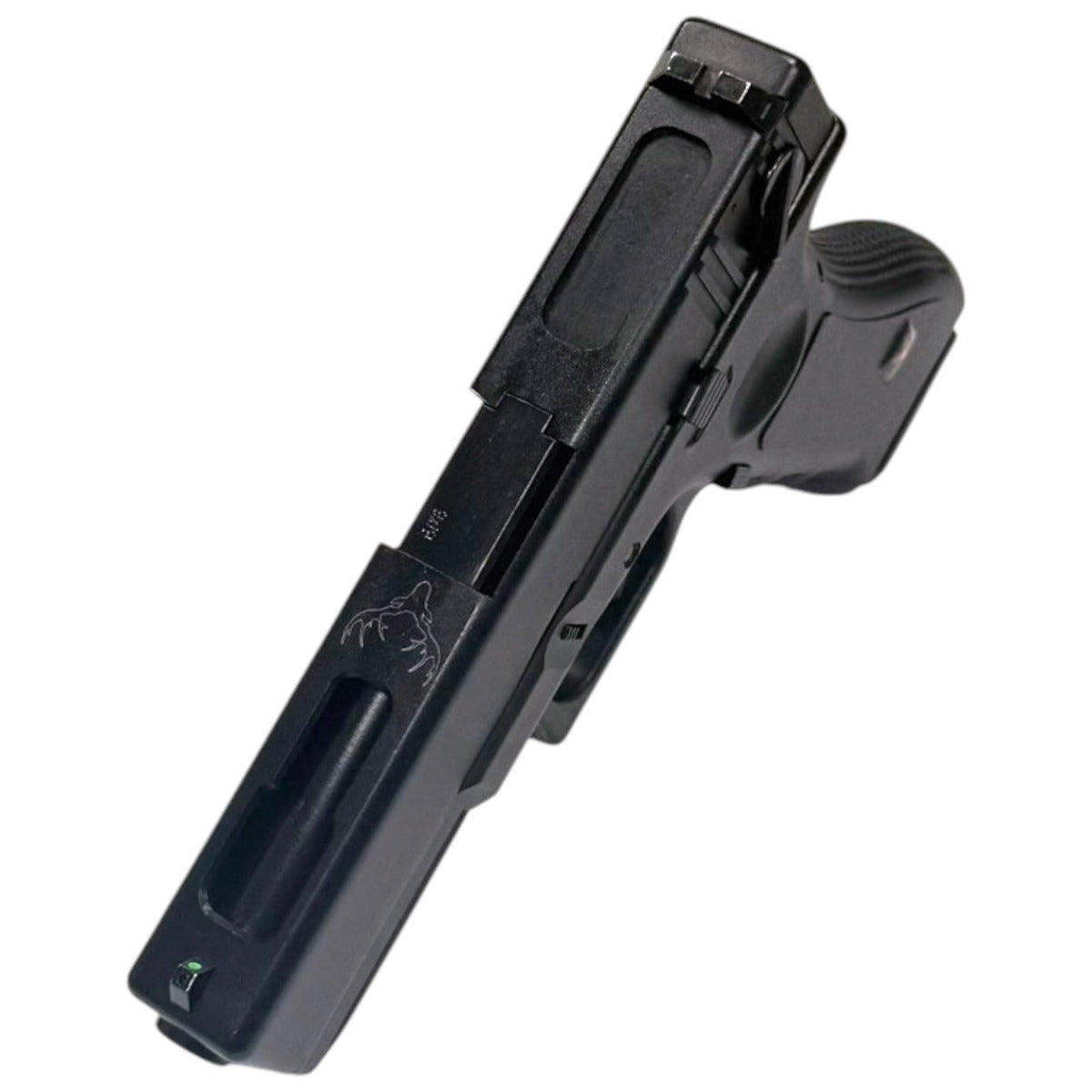 Huntsman Tactical  H18c Gas Blowback Semi/Full Auto. Pistol (Metal Slide - Polymer Body - with Case - Black)