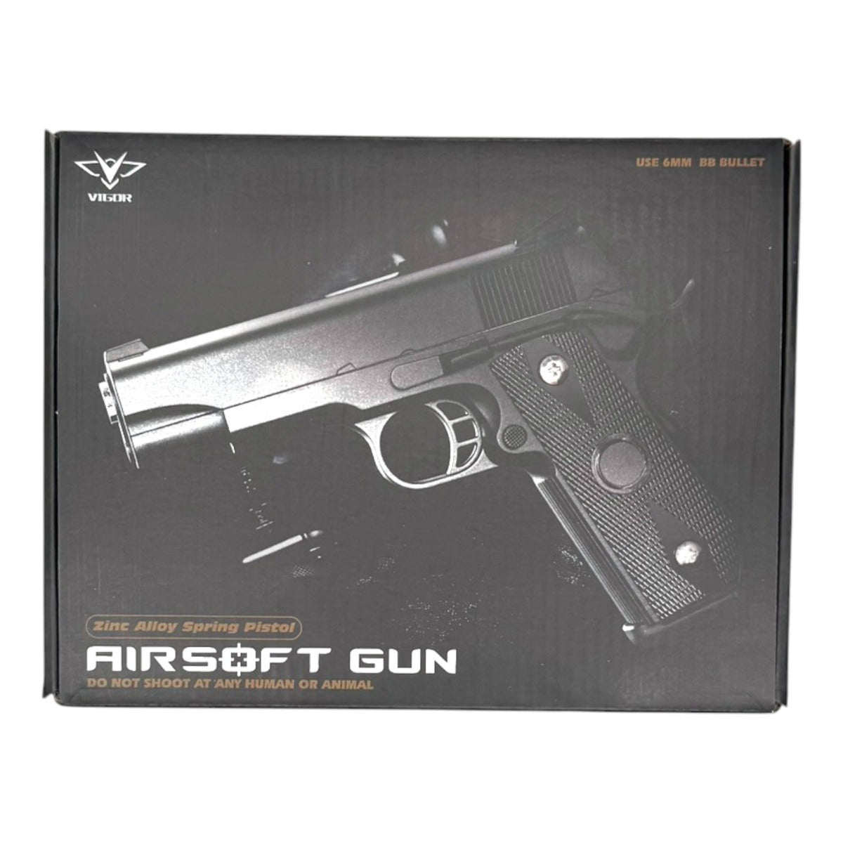 Vigor 5.1 Custom Spring Pistol (Full Metal - Green - V9)