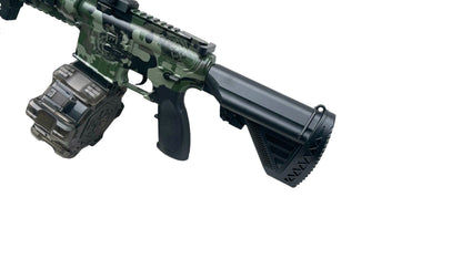 Gel Blaster GBEG M416 1:1 Scale Fully Auto Rifle (OD/Green - Includes Battery and Charger, Scope, Silencer, Drum Mag.)