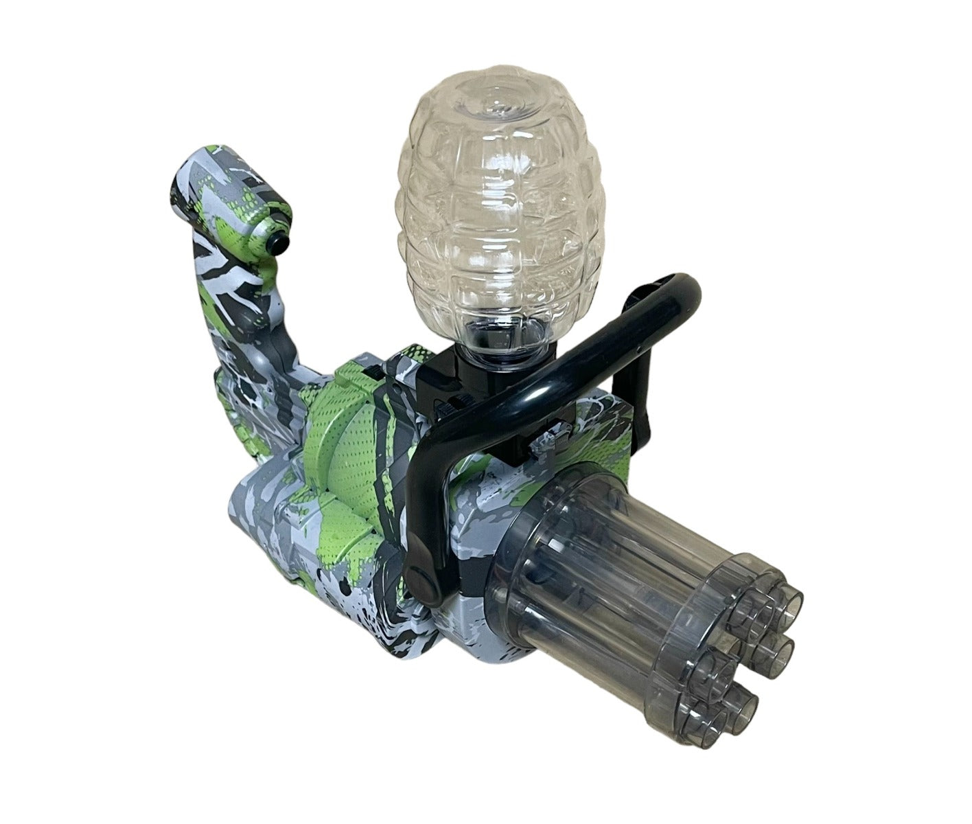 Gel and Foam Blaster - Mini Micro Gun - 3:4 Scale - Colours May Vary - Includes Battery and Charger
