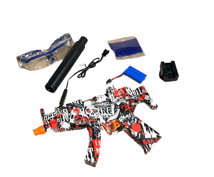 Gel Blaster - AK with Silencer - 3:4 Scale - Colours May Vary - Includes Battery and Charger
