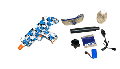 Gel Blaster - SMG9 with Silencer - 3:4 Scale - Colours May Vary - Includes Battery and Charger