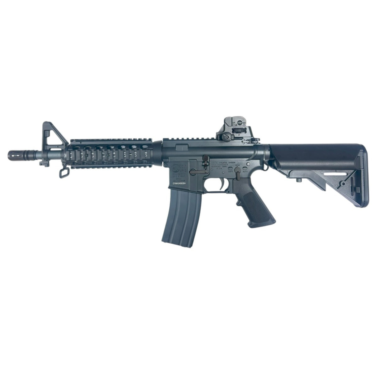 Colt x EMG MK18 MOD0 10.3 Gas Blowback Rifle by Cyma CGS (Black - COLT.1005)