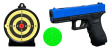 Vigor 17 Series Metal Spring Pistol with 6.5inch Sticky Target and 1000 0.12g BB Pellets (Blue)