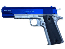 Colt 1911 Dual Tone Spring Pistol (BLUE - Metal Slide - Cybergun - 180131)