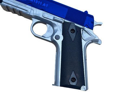Colt 1911 Dual Tone Spring Pistol (BLUE - Metal Slide - Cybergun - 180131)