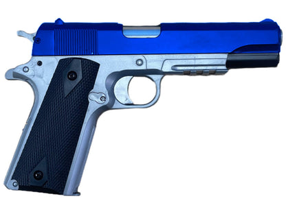Colt 1911 Dual Tone Spring Pistol (BLUE - Metal Slide - Cybergun - 180131)