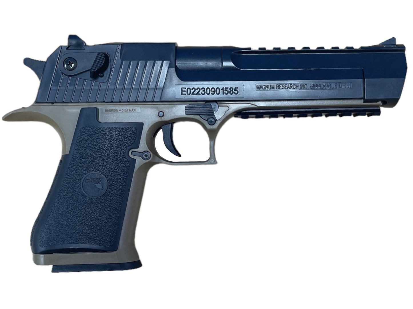 Desert Eagle 50AEF (Rail - Tan Body - Cybergun - 950112)