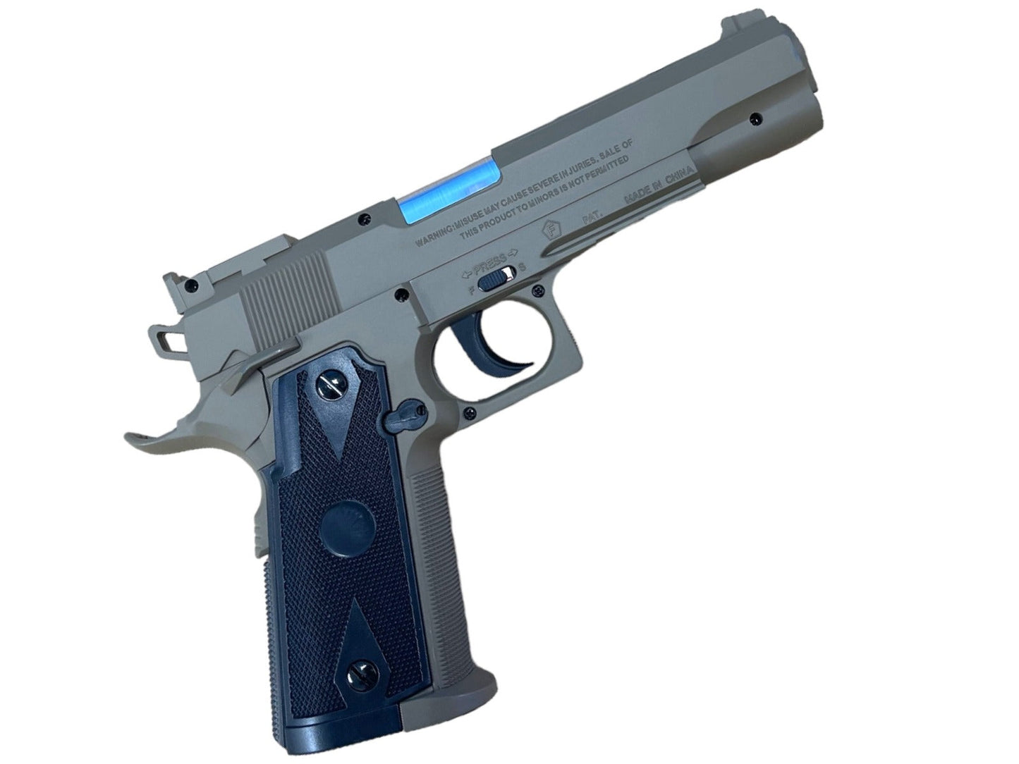 Swiss Arms 1911 4.5mm/.177 Co2 Pistol TAN (Non-Blowback - Polymer - Cybergun - 288764)