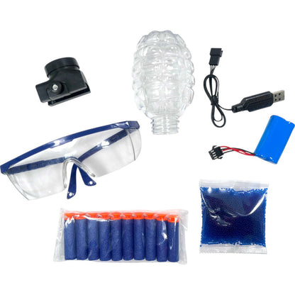 Gel Blaster - Alien with Silencer - 3:4 Scale - Colours May Vary - Includes Battery and Charger