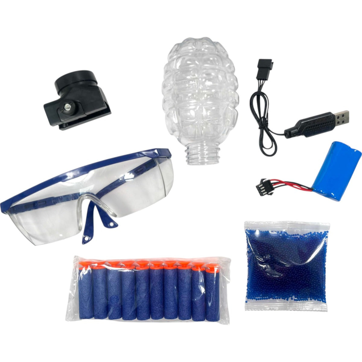 Gel Blaster - Alien with Silencer - 3:4 Scale - Colours May Vary - Includes Battery and Charger