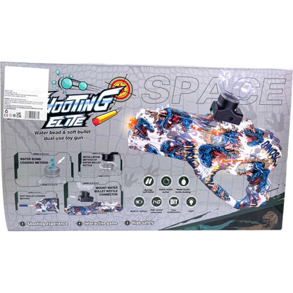 Gel Blaster - Alien with Silencer - 3:4 Scale - Colours May Vary - Includes Battery and Charger