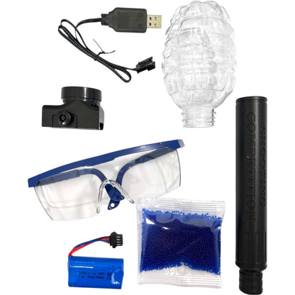 Gel Blaster - AK with Silencer - 3:4 Scale - Colours May Vary - Includes Battery and Charger