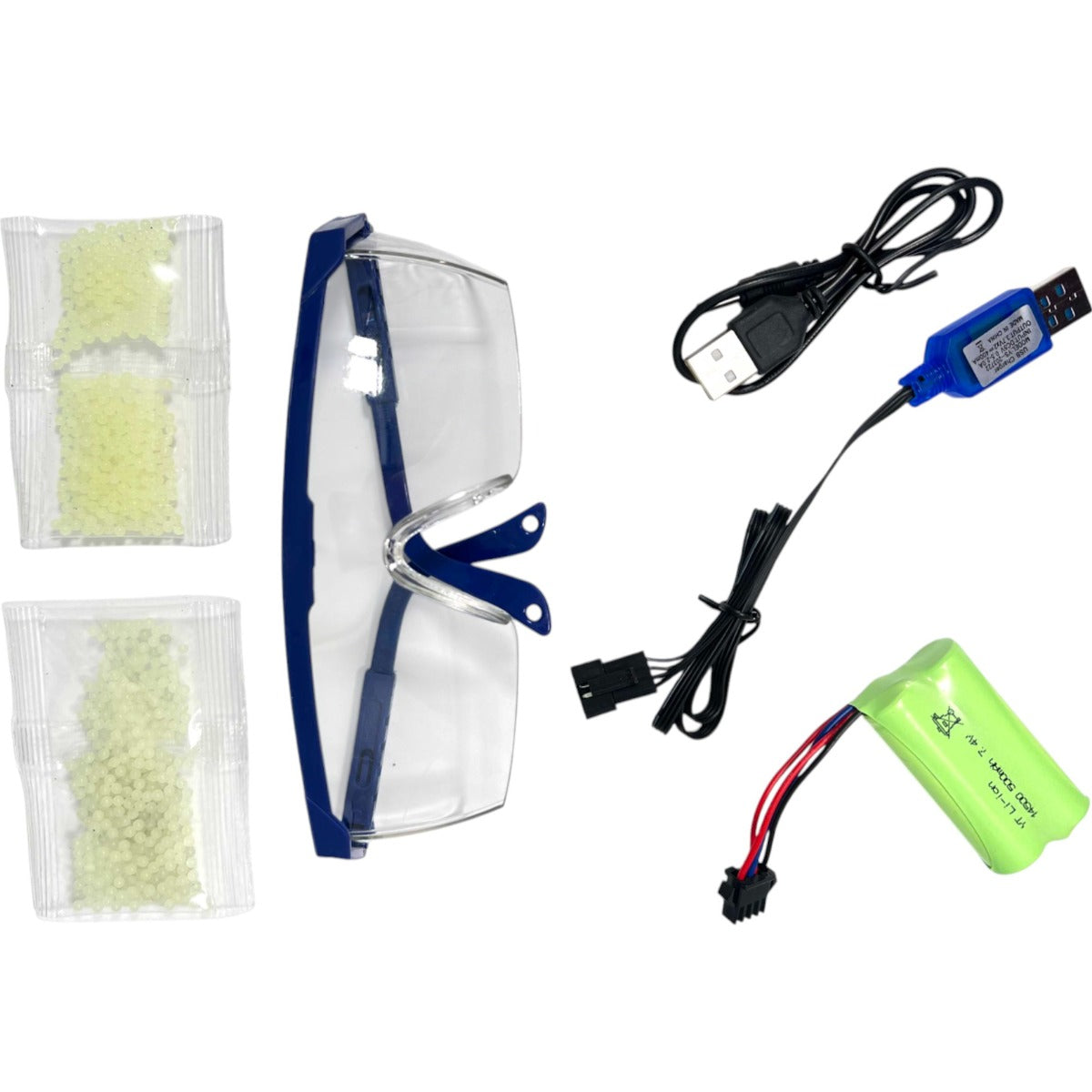 Gel Blaster - SMG with Silencer - 3:4 Scale - Colours May Vary - Includes Battery and Charger