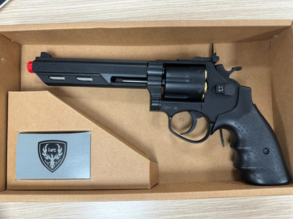 HFC HG-133 6.0" Inch Barrell Gas Revolver (Black) (HFC-HG-133-BK)