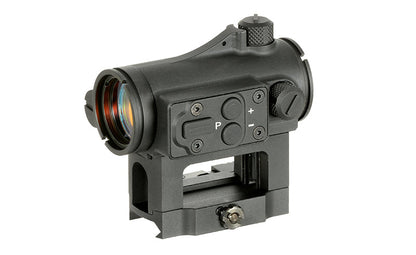 JJ Airsoft ZV-1 Collimator Replica with Low and High Mount (Black)