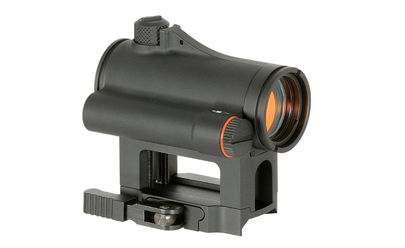 JJ Airsoft ZV-1 Collimator Replica with Low and High Mount (Black)