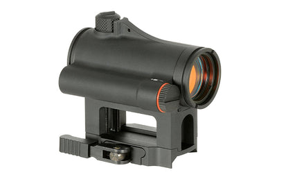 JJ Airsoft ZV-1 Collimator Replica with Low and High Mount (Black)