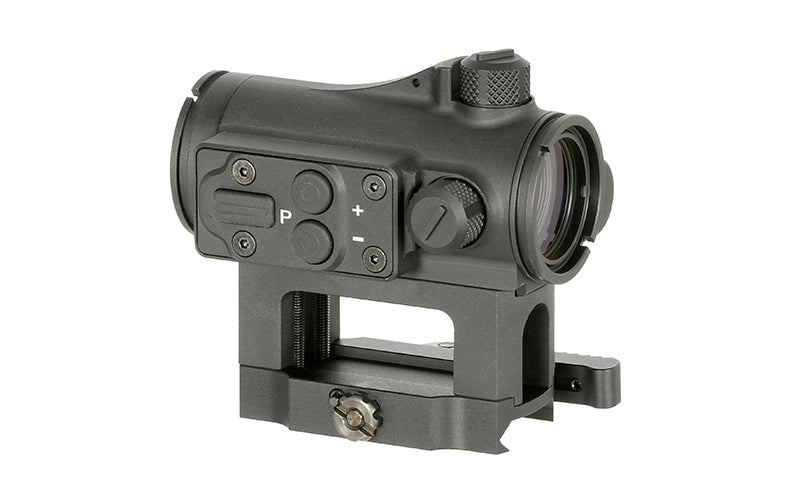 JJ Airsoft ZV-1 Collimator Replica with Low and High Mount (Black)