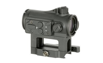 JJ Airsoft ZV-1 Collimator Replica with Low and High Mount (Black)