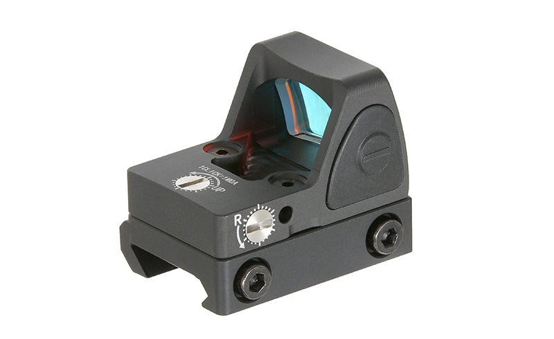 JJ Airsoft RMR Red Dot with Adjustable LED (Black)