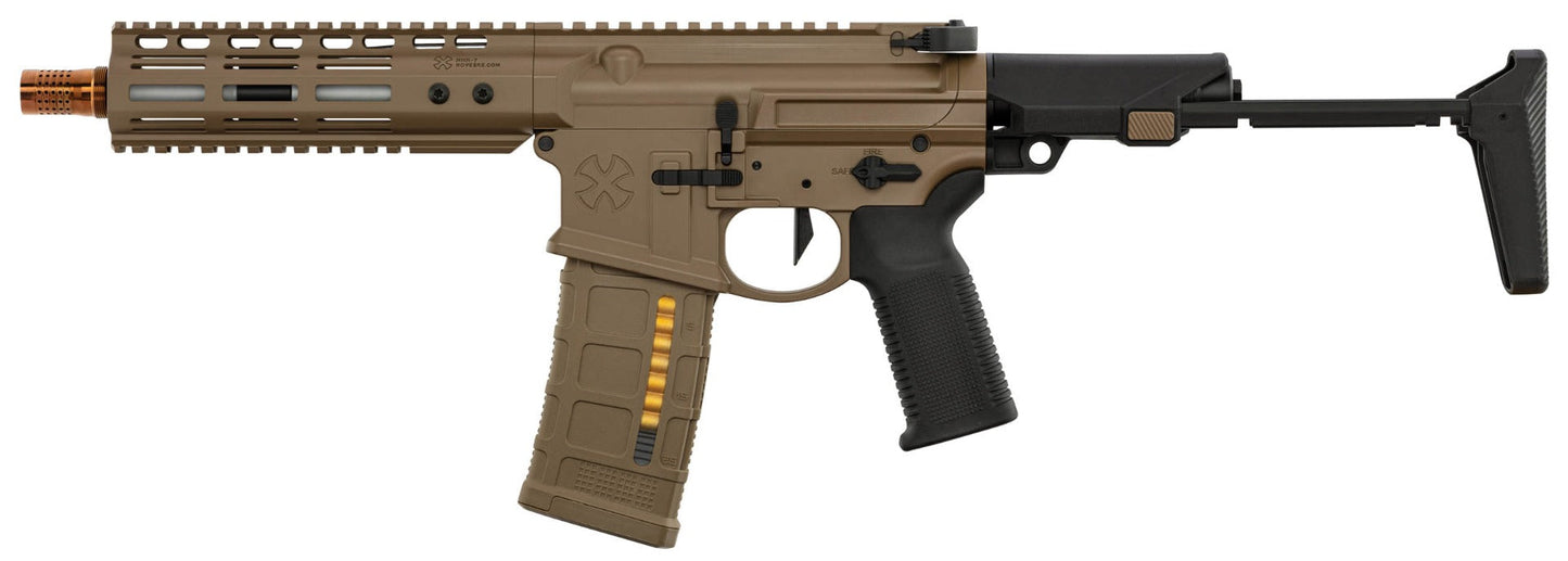 EMG Noveske N4 Ghetto Blaster 7 MWS Gen 3 Gas Blowback M4 by Double Eagle (Tan)