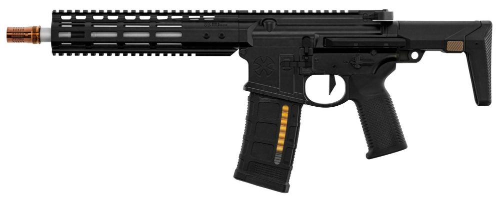 EMG Noveske N4 Ghetto Blaster 10.5 MWS Gen 3 Gas Blowback M4 by Double Eagle (Black - G102)