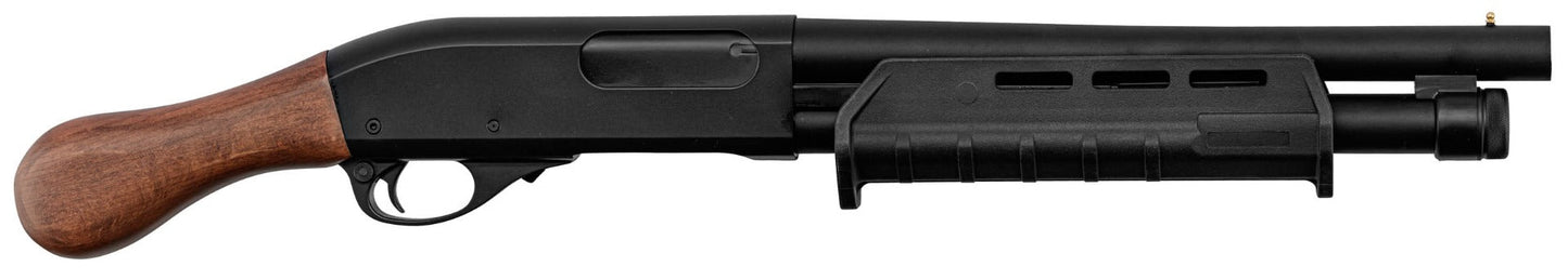 Golden Eagle M870 Metal and Wood Gas Shotgun (8887RW-M-Lok)
