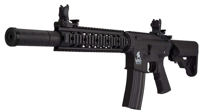 Lancer Tactical M4 LT-15 Gen2 AEG Rifle (Inc. Battery and Smart Charger - Black)