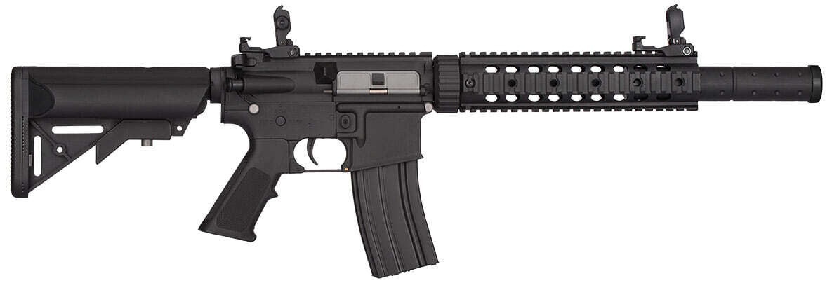 Lancer Tactical M4 LT-15 Gen2 AEG Rifle (Inc. Battery and Smart Charger - Black)