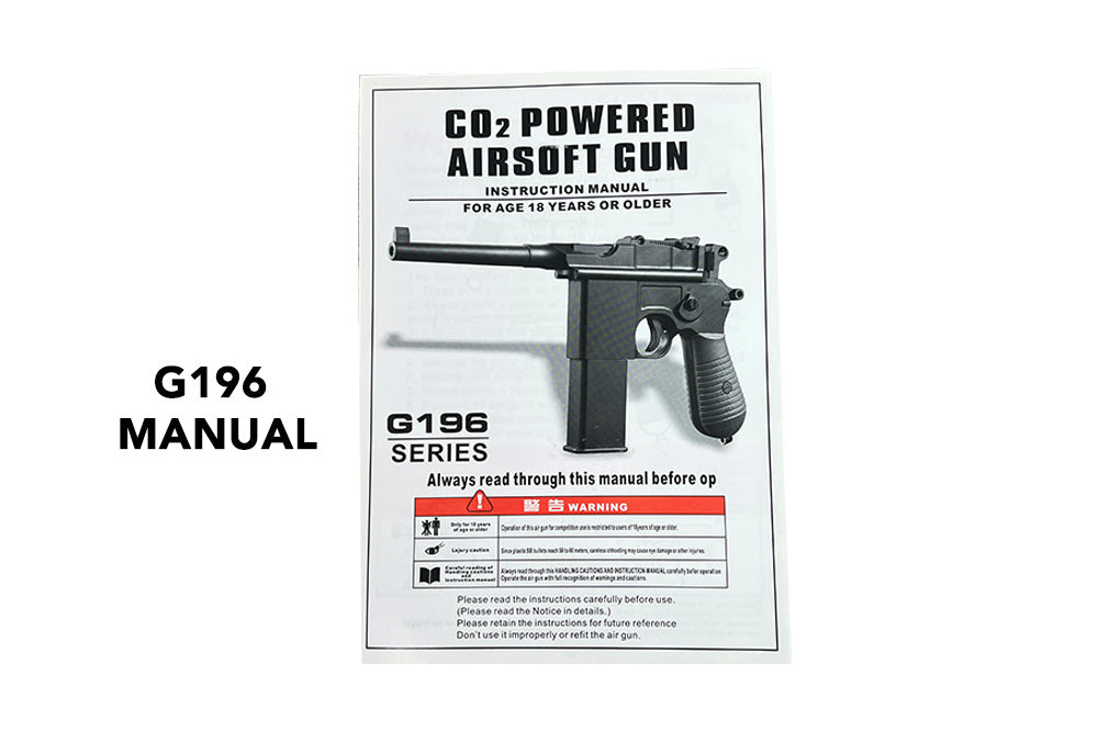 Well G196 WWII Pistol (Co2 Powered)
