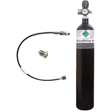 ACM 300 Bar Airgun Charging Cylinder with Jubilee Gun Valve, Gauge, Bleed and 500mm Anti Kink DIN Hose - 12L