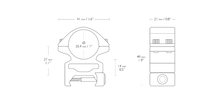 Hawke Optics - Match Mounts~ Weaver, High, 1, 2pc - (22114)